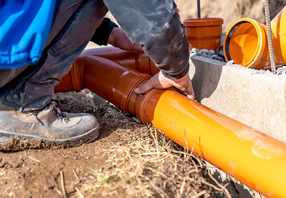 Drain Sewer Line Repair in Roseland, Burlington